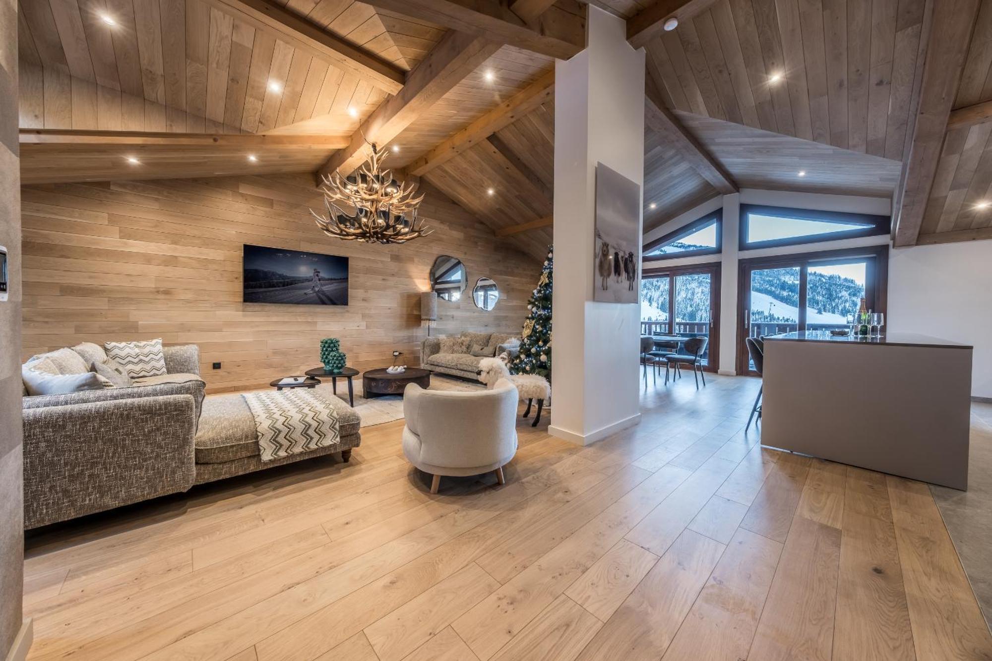 Le Glacier Pelve Courchevel 1650 - Five Bedrooms - Bed & Breakfast エクステリア 写真